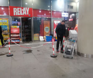 Woda zalała policję w metrze