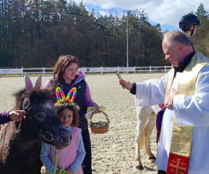 Konna święconka w Szczecinie