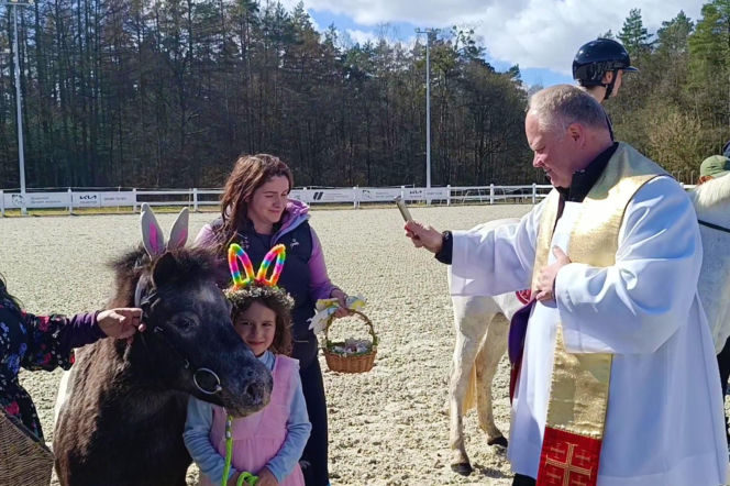 Konna święconka w Szczecinie