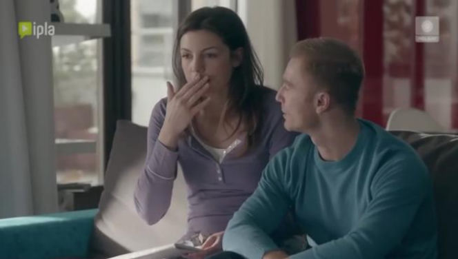 To nie koniec świata 2 sezon odcinek 18. Anka (Karolina Gorczyca), Paweł (Krystian Wieczorek)