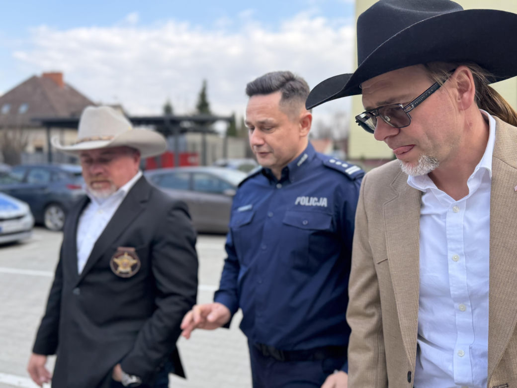 Szeryf hrabstwa Calhoun w Teksasie Bobby Vickery z wizytą w Polsce