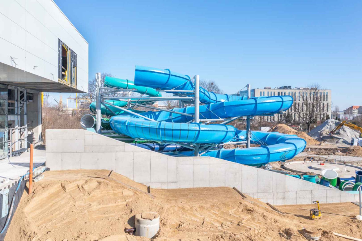 Budowa Fabryki Wody - marzec 2022