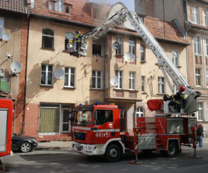 Pożar w kamienicy przy ulicy Narutowicza w Grudziądzu. Jest ofiara śmiertelna