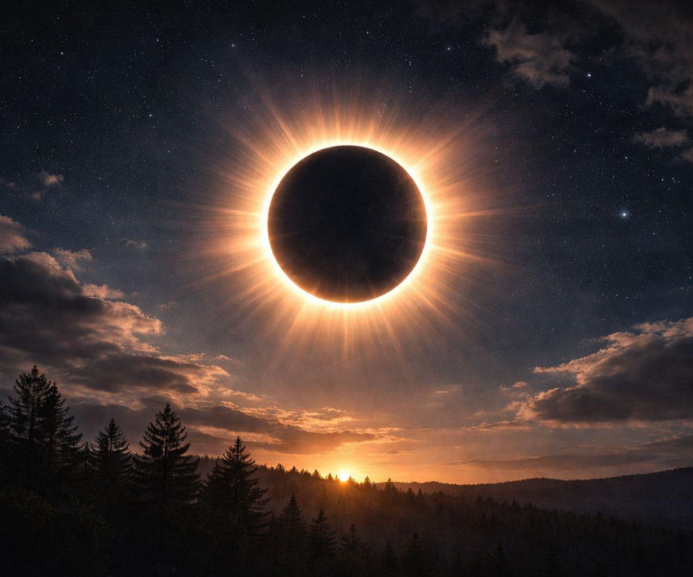 Całkowite zaćmienie słońca