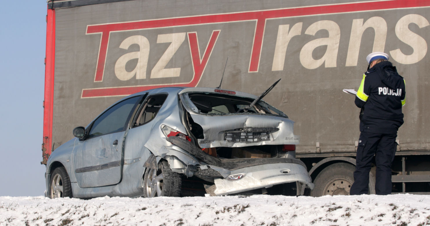 Karambol na autostradzie A4 w Gliwicach