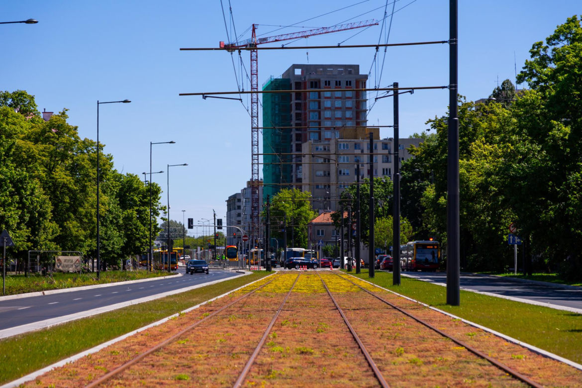 Tramwaj na Gagarina w Warszawie