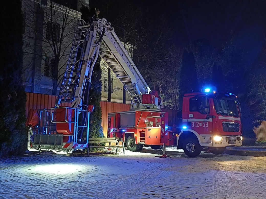 Pożar w zamkniętym Okręgowym Ośrodku Wychowawczym w Falenicy