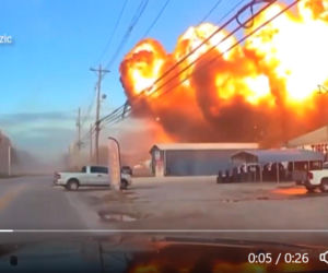 Uchwycono katastrofę lotniczą na filmie. Ten kierowca oszukał przeznaczenie