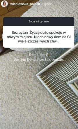 Pola Wiśniewska wyprowadziła się od męża