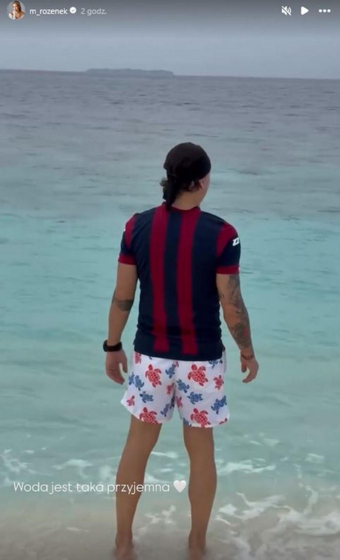 Małgorzata Rozenek i Radosław Majdan nurkują  Malediwach