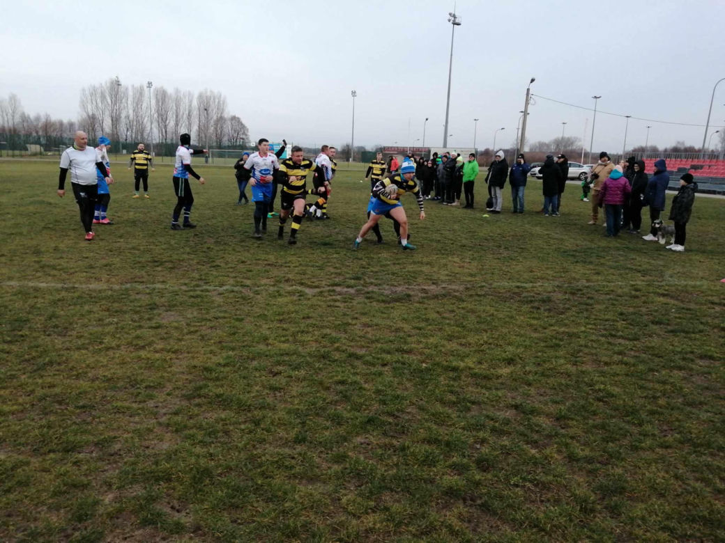 Noworoczny mecz rugby w Siedlcach 2025
