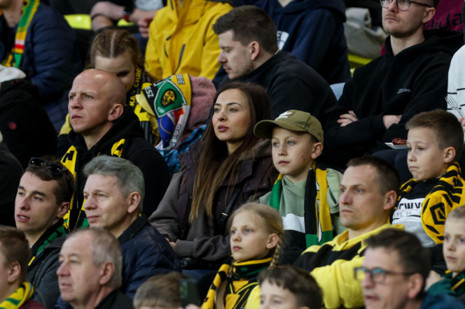 GKS Katowice - Lechia Gdańsk: Zdjęcia kibiców i zawodników z meczu 25. kolejki PKO BP Ekstraklasy