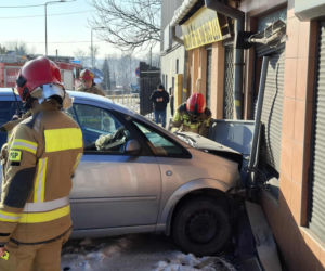 Wypadek na ulicy Radomskiej w Starachowicach