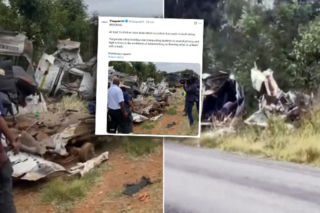 Szkolny autobus huknął prosto w ciężarówkę! Nie żyje 13 dzieci!