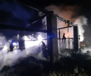 Pożar przy Wieniawskiego w Rzeszowie