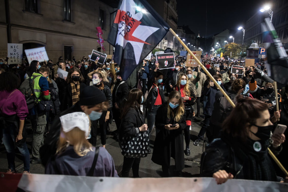 Strajk Kobiet. Wielotysięczny protest w Krakowie