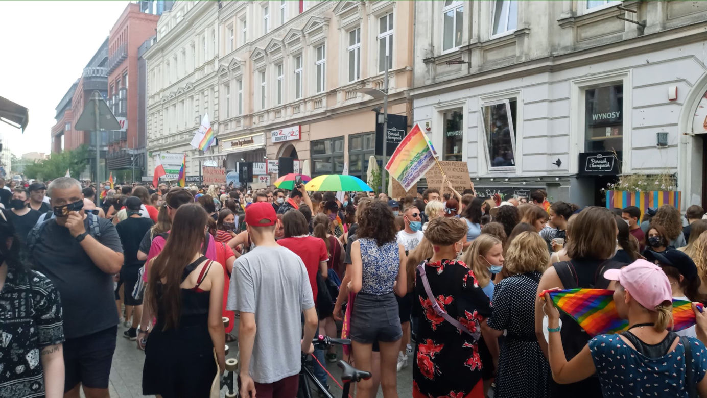 Poznań bronił TĘCZY i wyraził solidarność z Margot