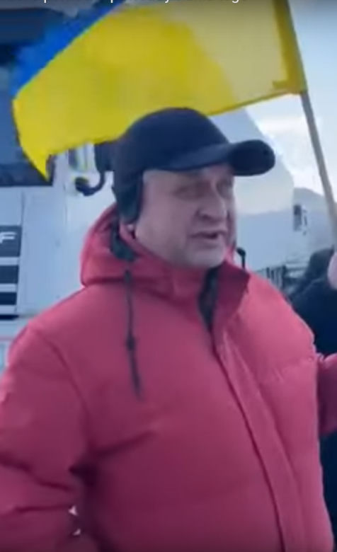 Filip Chajzer + Tiry na przejściu granicznym