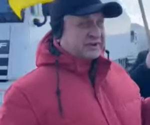 Filip Chajzer + Tiry na przejściu granicznym