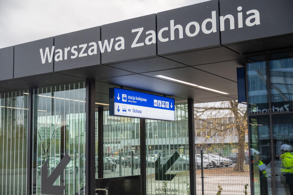 Pierwszy podziemny przystanek tramwajowy w Warszawie (listopad 2025)