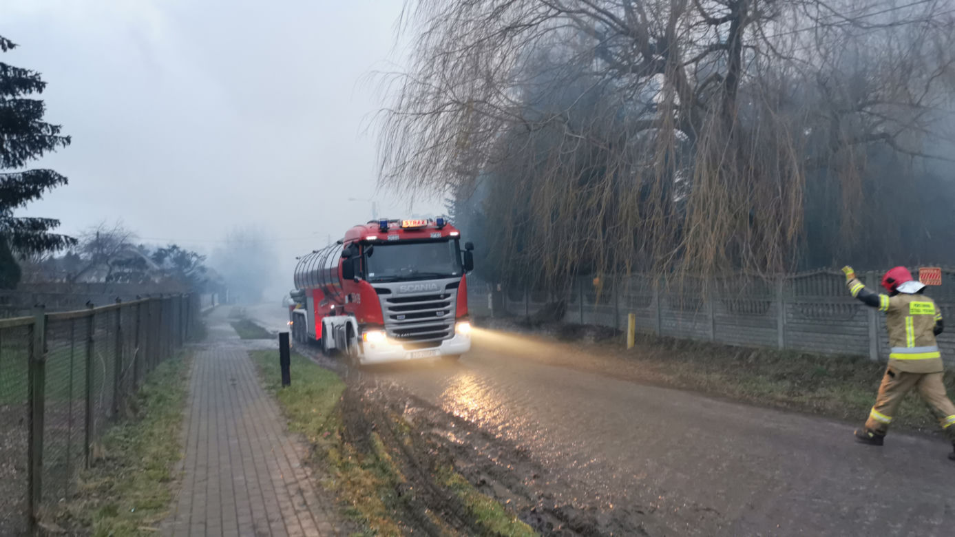 Pożar tartaku