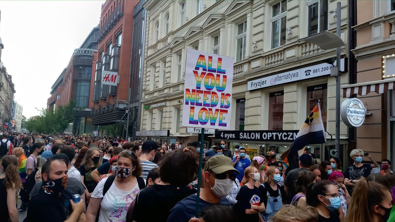 Poznań bronił TĘCZY i wyraził solidarność z Margot