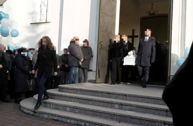 Pogrzeb Ireny Rupińskiej i jej wnuczka