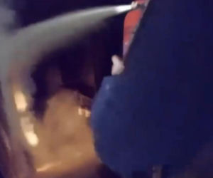 Łódź. Pożar mieszkania przy ul. Kusocińskiego. 27-latka z dzieckiem uwięzieni na balkonie [ZDJĘCIA]