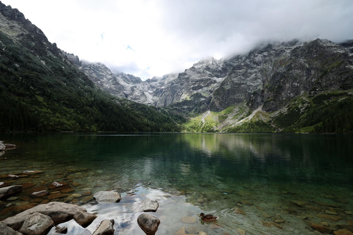 Śnieg w Tatrach w sierpniu