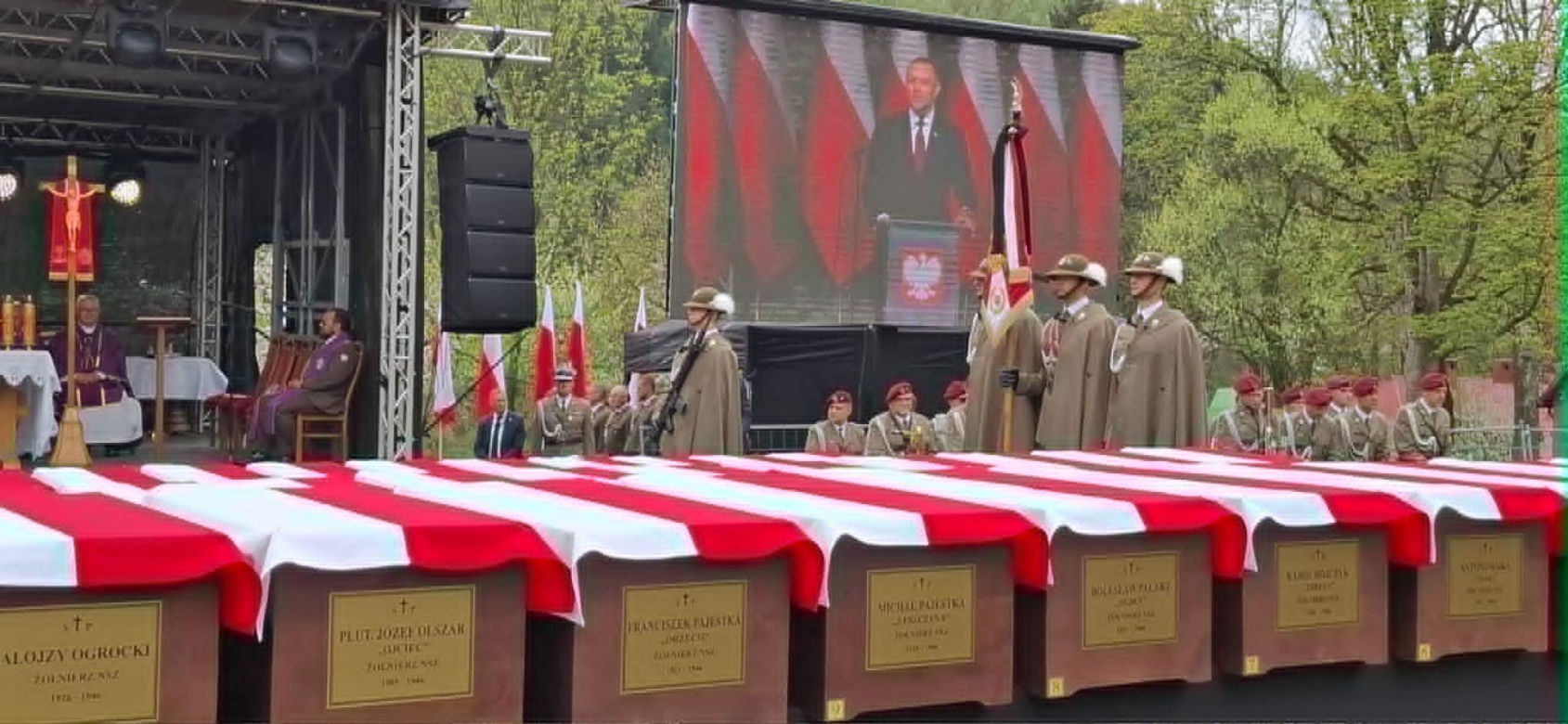 Pogrzeb żołnierzy NSZ