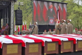 Pogrzeb żołnierzy NSZ