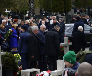 12. rocznica katastrofy smoleńskiej. Uroczystości na Powązkach Wojskowych
