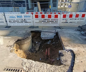 Zapadlisko na al. Powstańców Wlkp.