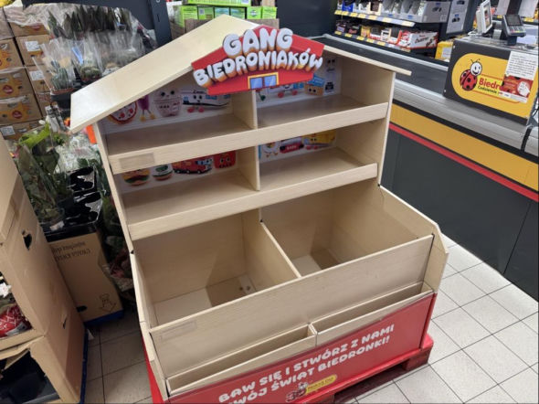 Puste półki po Gangu Biedroniaków