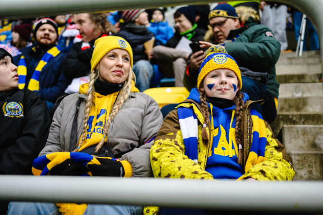 Arka Gdynia - GKS Katowice: Zdjęcia kibiców z meczu 22. kolejki PKO BP Ekstraklasy