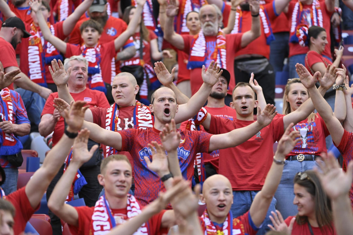 Kibice na finale Pucharu Polski: Górnik - Raków