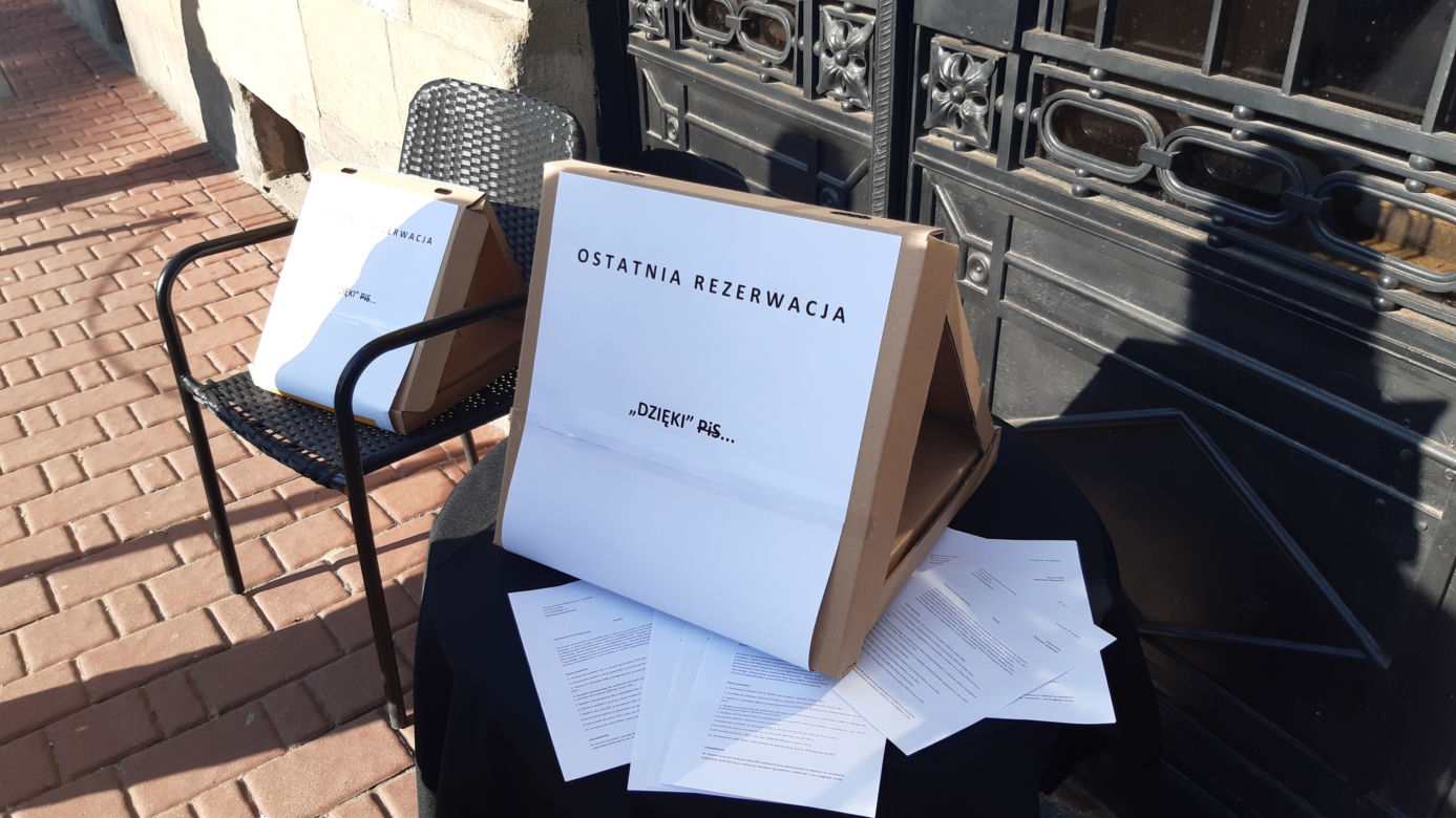 Blokada drogi w Tarnowie - protest