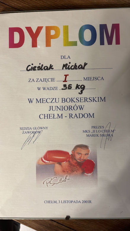 Sukcesy Cieślaka