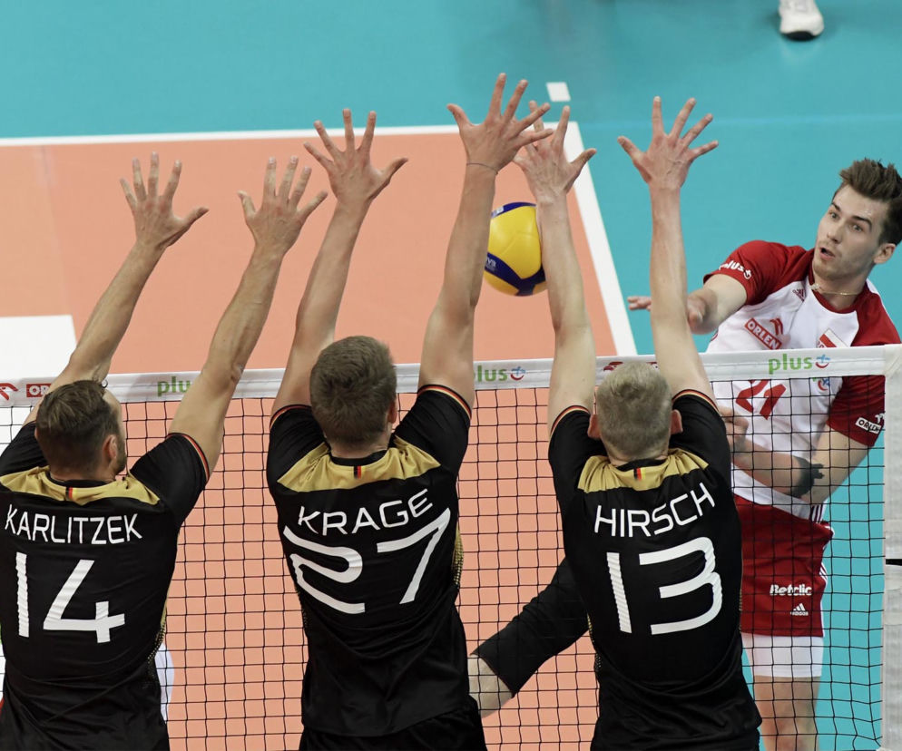 Siatkówka, Polska - Niemcy, Zielona Góra, Tomasz Fornal