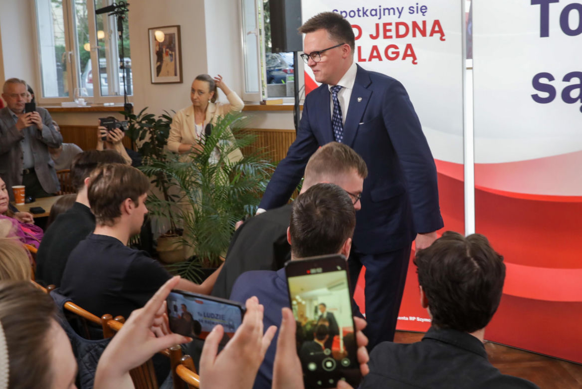 Spotkanie Szymona Hołowni