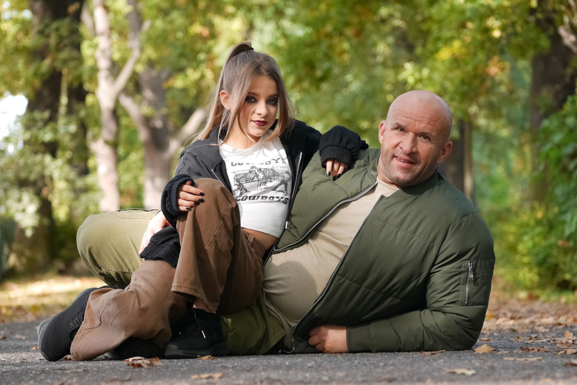 Pierwsza miłość: Fabian (Tomasz Oświeciński), Stasia (Maja Oświecińska) 