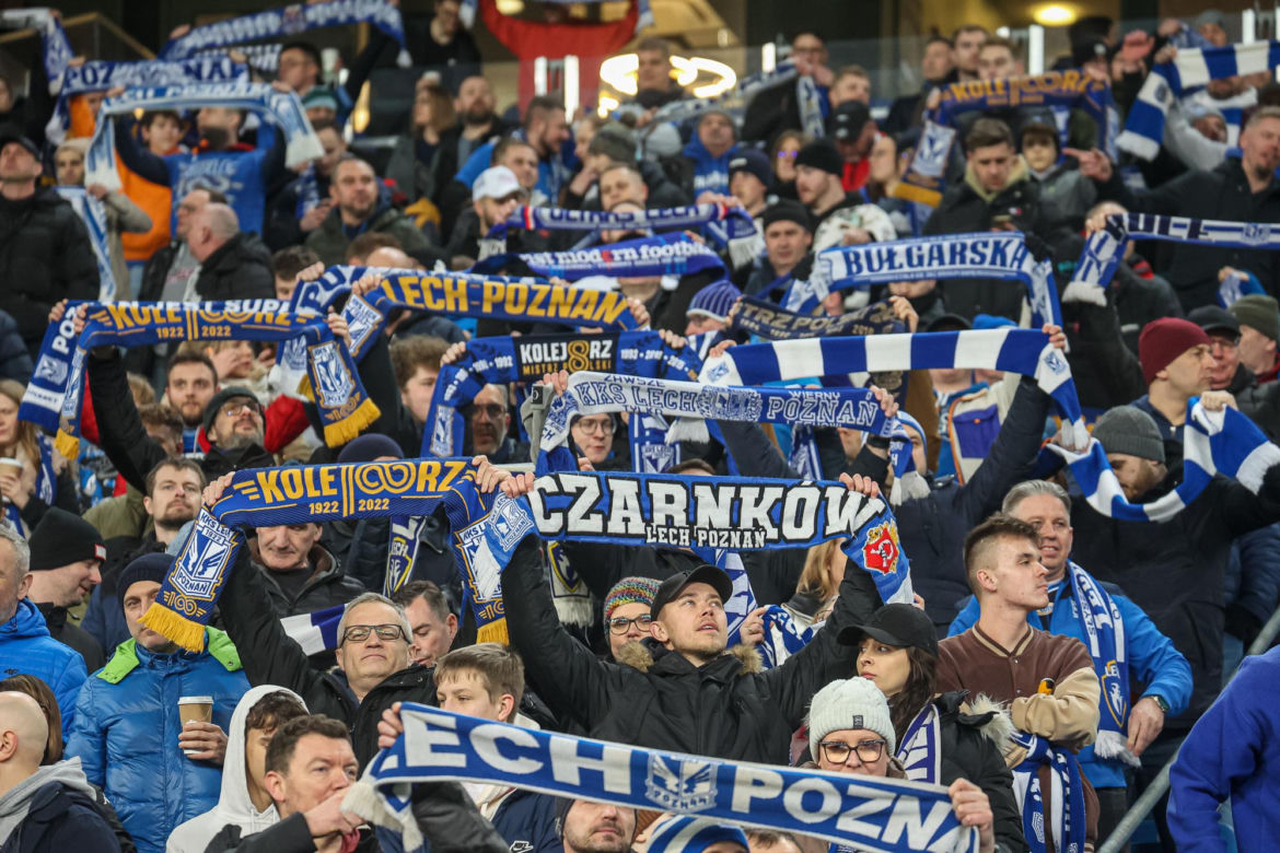 Lech Poznań - Pogoń Szczecin. Zdjęcia kibiców na meczu Fortuna Pucharu Polski