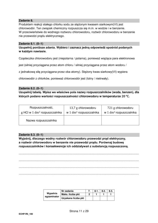 Matura 2024: chemia rozszerzona – ARKUSZ FORMUŁA 2015