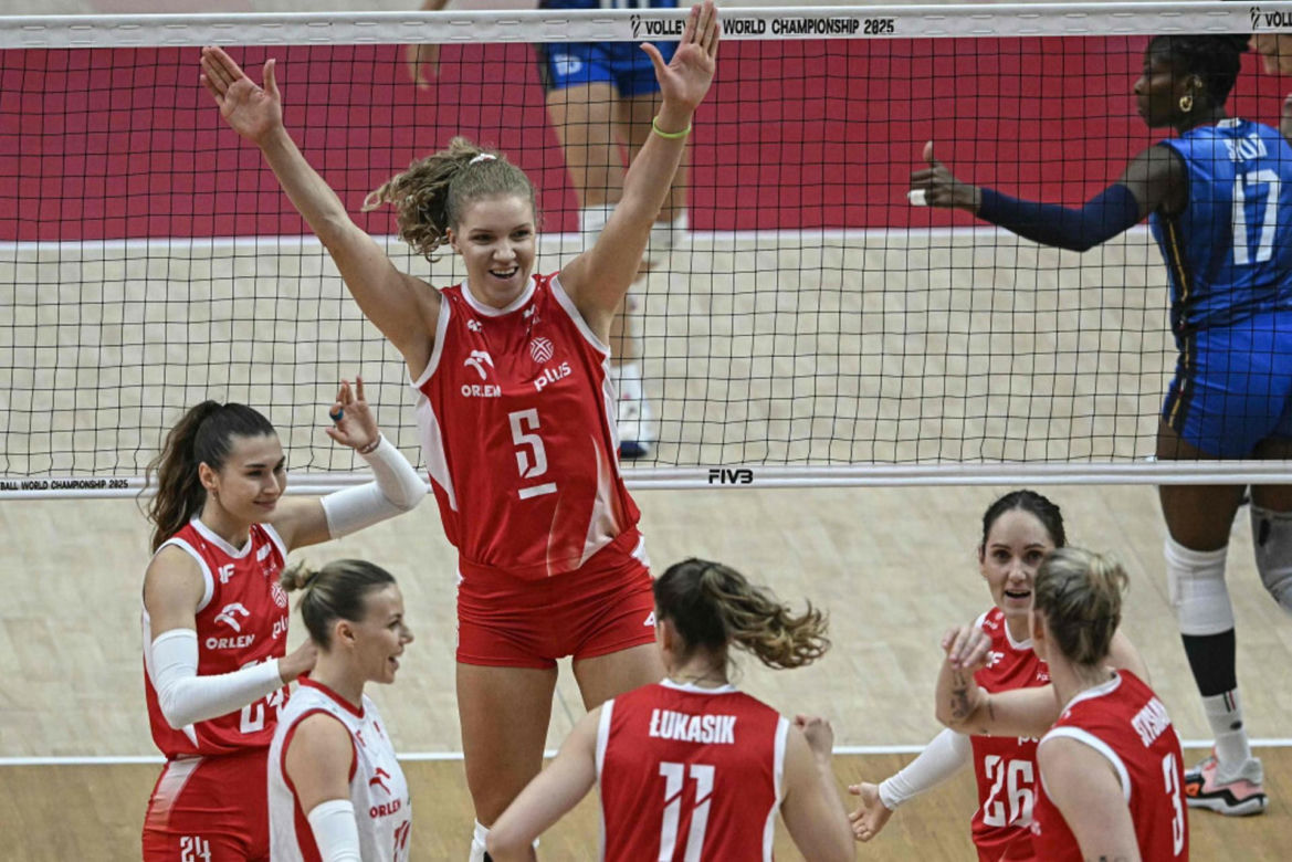 Agnieszka Korneluk - mecz Polska - Włochy