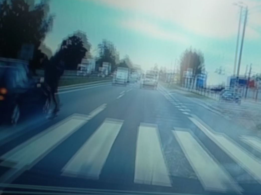 Dramat w Piasecznie. Huknął w pieszego na pasach. Wszystko się nagrało