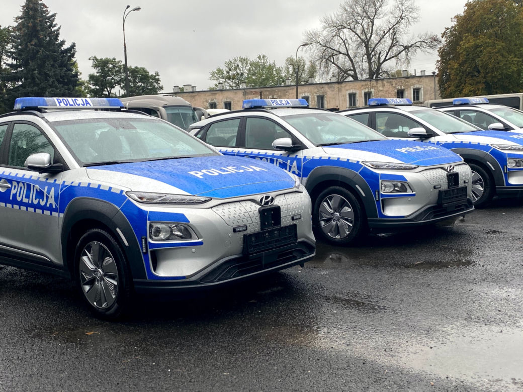 Elektryczne radiowozy Hyundai Kona Electric