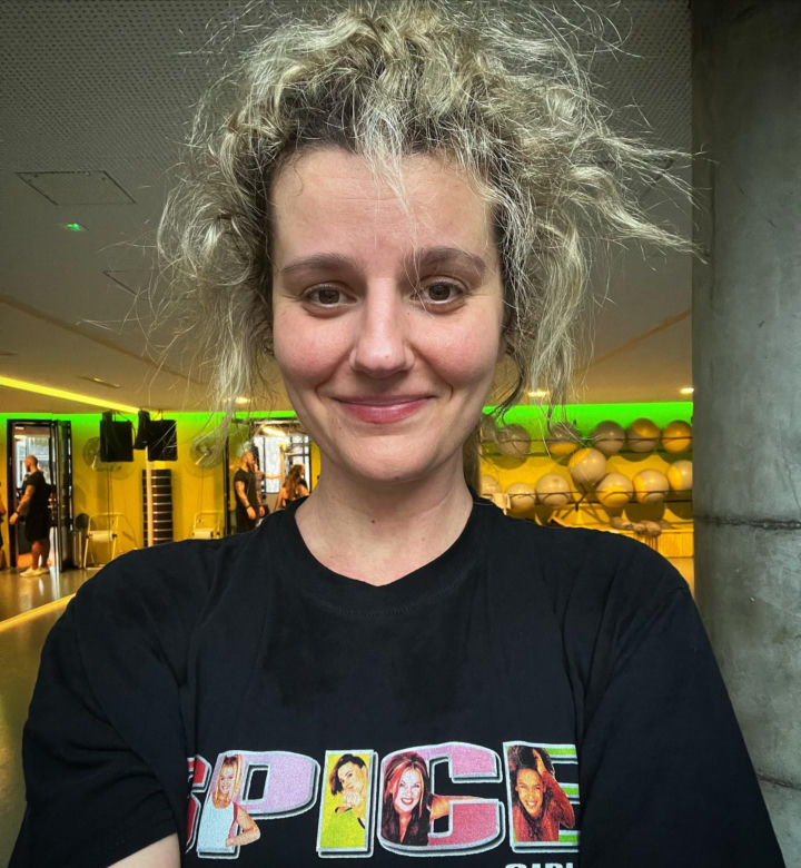 Zosia Zborowska ćwiczy jak szalona