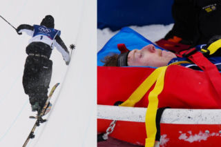 Koszmarny wypadek narciarza na igrzyskach! Boli od samego patrzenia!