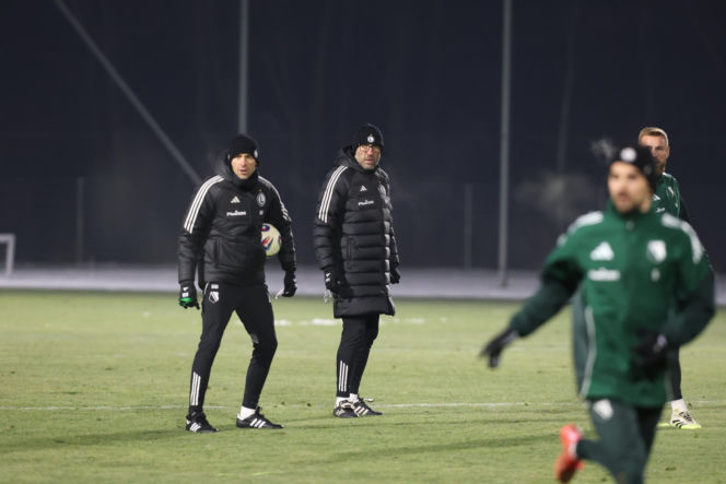 pierwszy trening Marka Papszuna w Legii