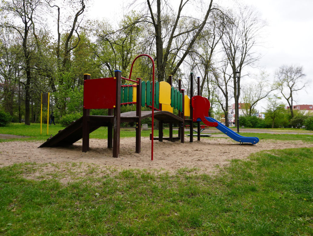 Park Bronowice wiosną 2024